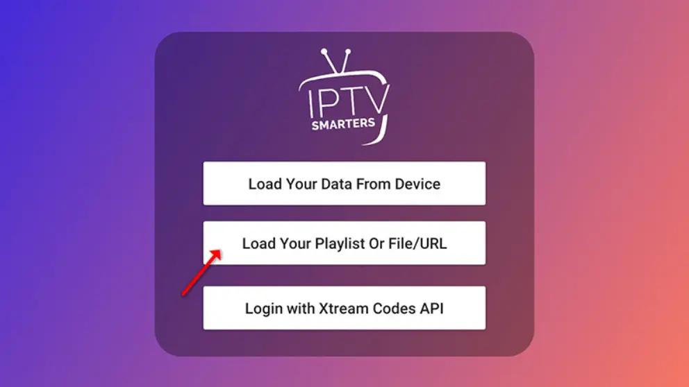 IPTV Smarters via Playlist