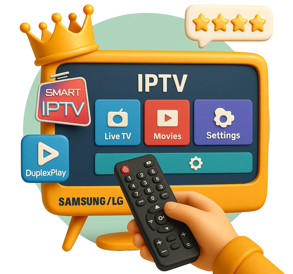 Install IPTV on Samsung and LG Smart TV