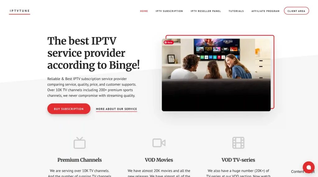 IPTV-Tune - Low Cost IPTV for All Devices