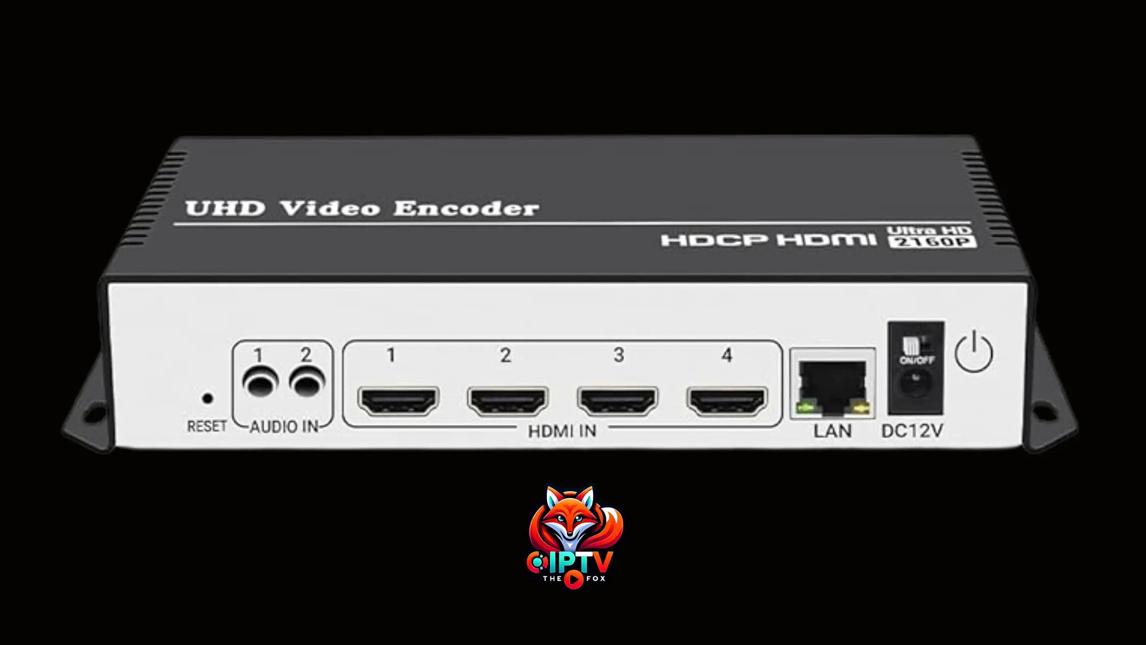 URayCoder HDMI Video Encoder – Compact H.264/H.265 IPTV streaming device with HDMI inputs and LAN port for professional broadcasting