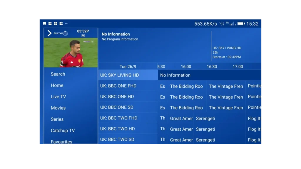 Live TV Channels for Epix IPTV review - IPTV THE FOX