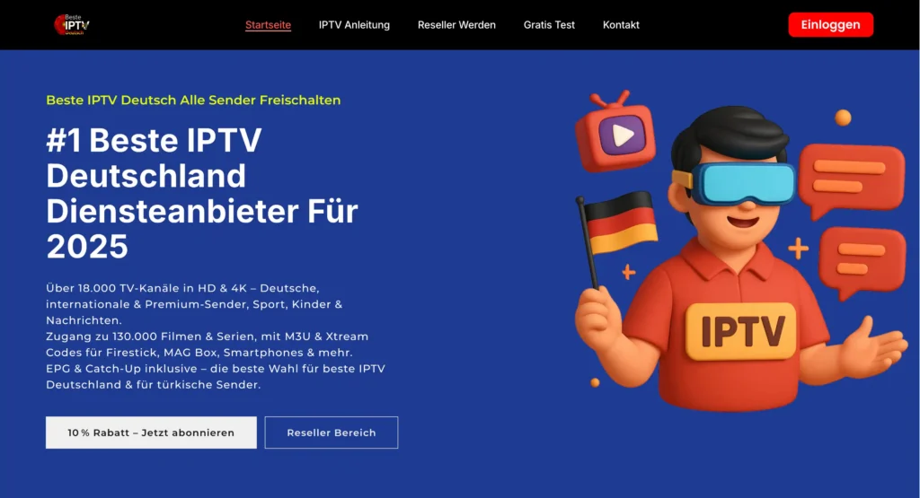 Beste IPTV Deutsch — Best for German-Speaking Military