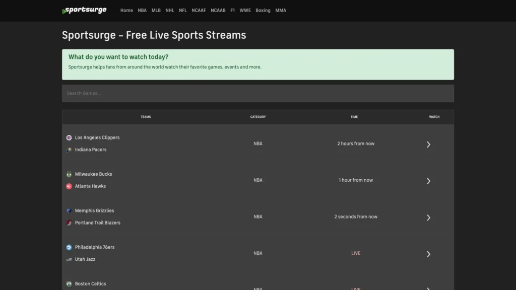 Sportsurge – Best CrackStreams Alternative for UFC & MMA - by IPTV THE FOX