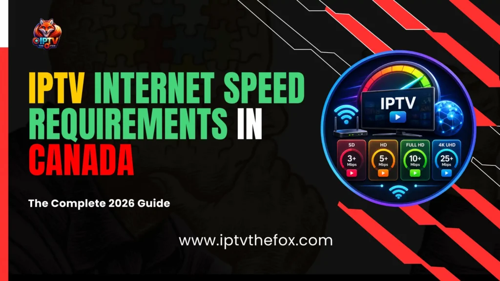 IPTV Internet Speed Requirements in Canada The Complete 2026 Guide - IPTV THE FOX