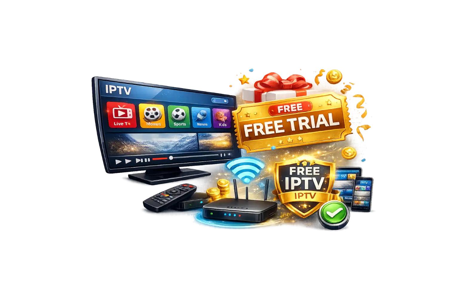 How to get your IPTV free trial in the USA — IPTV THE FOX 3-step process