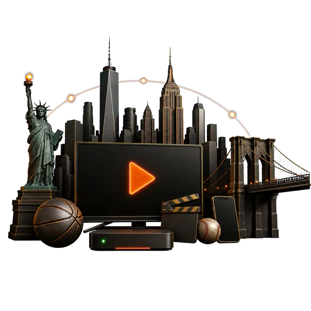 IPTV New York — live TV, sports and PPV streaming from $79 a year with IPTV THE FOX