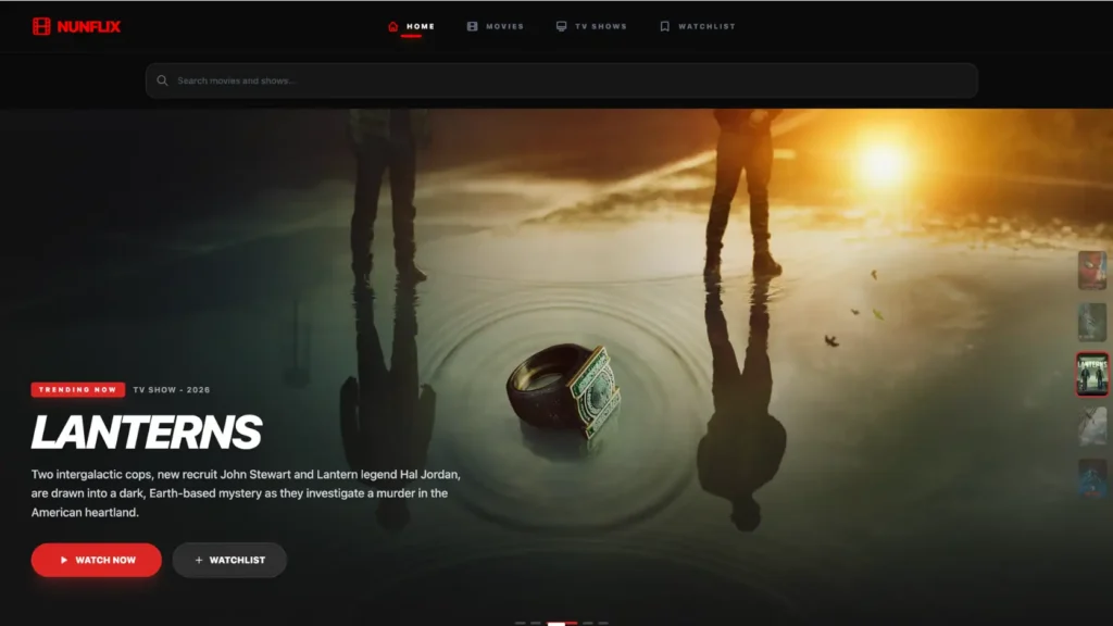 Nunflix — Best for Movies and TV Discovery