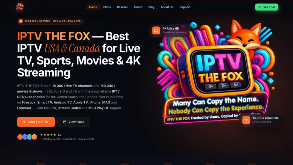 IPTV THE FOX — Best Overall Brocoflix Alternative